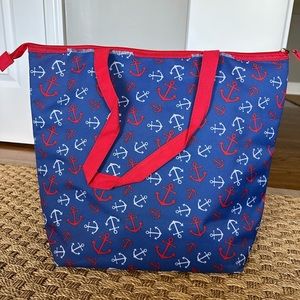 Anchor cooler insulated tote bag